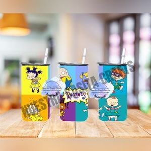 Kids 2 in 1 Rugrats collage tumbler